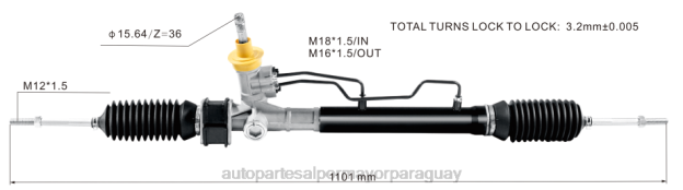 Cremallera de dirección asistida s11-3400010bb 96518943 96518944 96879491 Repuestos Auto Paraguay - 4BJ82681 CHEVROLET