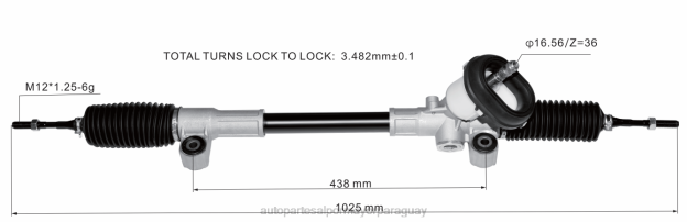 Cremallera de dirección asistida 48001-4la0b 48001-8ga1a 48001-4la1b Autopartes Al Por Mayor - 4BJ82810 DAIHATSU