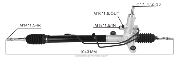 cremallera de dirección asistida 53601-sna-a52 53601-sna-a04 71632-26010 Autopartes Asunción Paraguay - 4BJ82527 HONDA