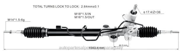 cremallera de dirección asistida 53601-snb-t02 Autopartes Paraguay - 4BJ82535 HONDA