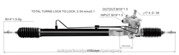 cremallera de dirección asistida 53601-ta0-003 Mayoristas De Repuestos De Auto - 4BJ82532 HONDA