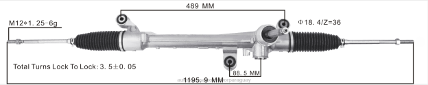 cremallera de dirección asistida 53601-tg2-t01 Autopartes Y Repuestos - 4BJ82539 HONDA