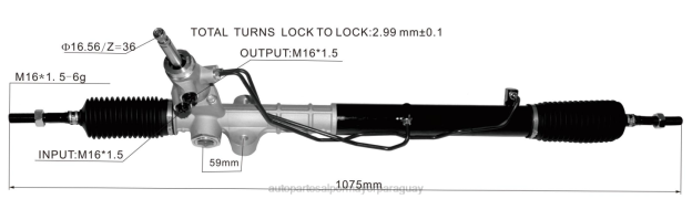 Cremallera de dirección asistida 57700-2s100 57700-2s000 Autopartes Al Por Mayor - 4BJ82750 HYUNDAI/KIA