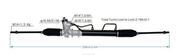 cremallera de dirección asistida 57700-29100 Repuestos Auto Paraguay - 4BJ82731 HYUNDAI/KIA
