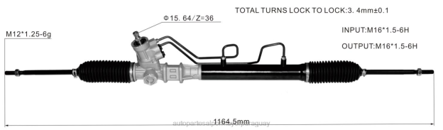 cremallera de dirección asistida 57700-fd100 57700-fd101 57700fd201 0k30c32110 0k30b32110a Venta De Repuestos Motos Al Por Mayor - 4BJ82734 HYUNDAI/KIA