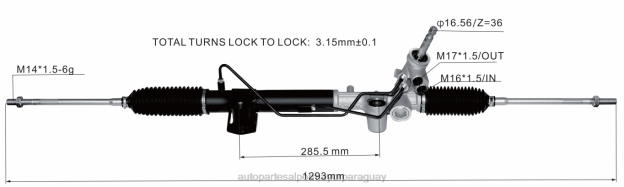 cremallera de dirección asistida 4410a259 Autopartes Y Repuestos - 4BJ82559 MITSUBISHI