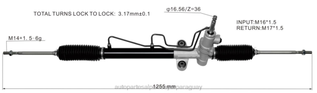 cremallera de dirección asistida mr961356 Autopartes Asunción Paraguay - 4BJ82547 MITSUBISHI