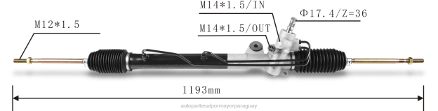 Cremallera de dirección asistida 49001-4z001 49001-4z011 49001-4z700 49001-4z800 49001-f4600 49001-8m720 Autopartes Y Repuestos - 4BJ82569 NISSAN