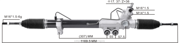cremallera de dirección asistida 49001-4kh0a 49001-4kh1a 49001-4kd0a 49001-4kd1a Autopartes Asunción Paraguay - 4BJ82567 NISSAN