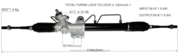 cremallera de dirección asistida 49200-3xa0a Mayoristas De Repuestos De Auto - 4BJ82592 NISSAN