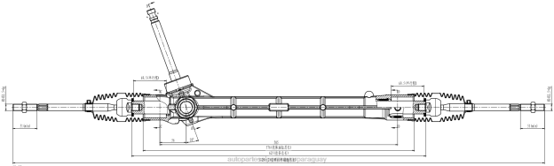 cremallera de dirección asistida p8891751926 Autopartes Asunción Paraguay - 4BJ82847 GEELY