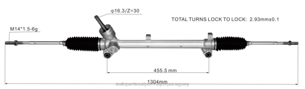 cremallera de dirección asistida 10138018 Repuestos Auto Paraguay - 4BJ82831 ROEWE