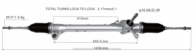 cremallera de dirección asistida 10180850 Autopartes Al Por Mayor - 4BJ82830 ROEWE