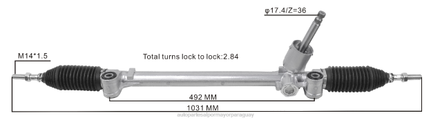 cremallera de dirección asistida 48580-71l13 Autopartes Al Por Mayor - 4BJ82620 SUZUKI