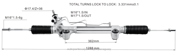 Cremallera de dirección asistida 44250-0k710 44250-0k660 44250-0k820 Repuestos Auto Paraguay - 4BJ82471 TOYOTA