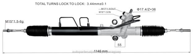 cremallera de dirección asistida 44200-26560 Autopartes Paraguay - 4BJ82485 TOYOTA