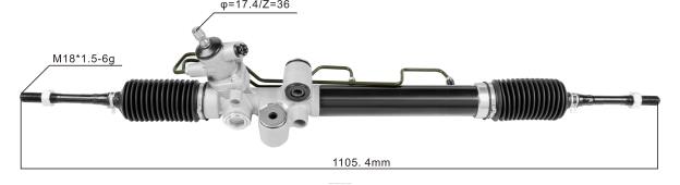 cremallera de dirección asistida 44250-25030 Autopartes Y Repuestos - 4BJ82509 TOYOTA