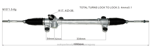 cremallera de dirección asistida 45510-02640 Repuestos Auto Paraguay - 4BJ82441 TOYOTA