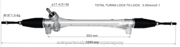 cremallera de dirección asistida 45510-0f060 45510-0f070 45510-0f010 45510-0f020 45510-0f050 45510-0f061 Venta De Autopartes Paraguay - 4BJ82466 TOYOTA