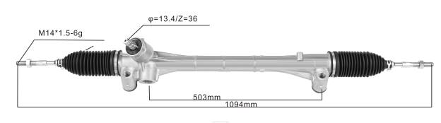 cremallera de dirección asistida 45510-47040 45510-47050 Autopartes Paraguay - 4BJ82445 TOYOTA