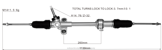 cremallera de dirección asistida 45510-b4010 Piezas De Automóvil - 4BJ82498 TOYOTA