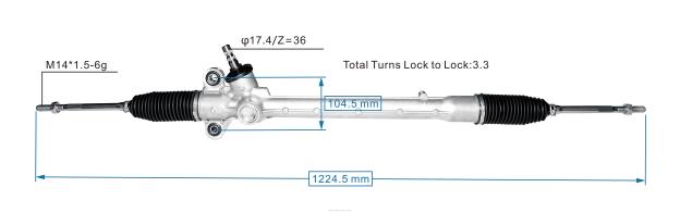 cremallera de dirección asistida 45510-bz360 Repuestos Auto Paraguay - 4BJ82501 TOYOTA