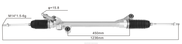Cremallera de dirección asistida ae8z-3504-a 1836240 1753627 1745237 1543718 Mayoristas De Repuestos De Auto - 4BJ82662 FORD