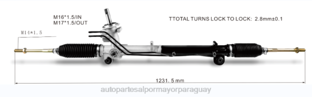 Cremallera de dirección asistida e3b13200a1b j7bz3504p Repuestos Auto Paraguay - 4BJ82661 FORD