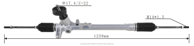 cremallera de dirección asistida 180423057a Autopartes Paraguay - 4BJ82425 VOLKSWAGEN