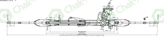 cremallera de dirección asistida 5u1422055e Piezas De Automóvil - 4BJ82428 VOLKSWAGEN