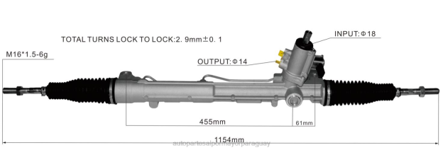 cremallera de dirección asistida 8rd422065 8r1422065g 8rd422065a Piezas De Automóvil - 4BJ82418 VOLKSWAGEN